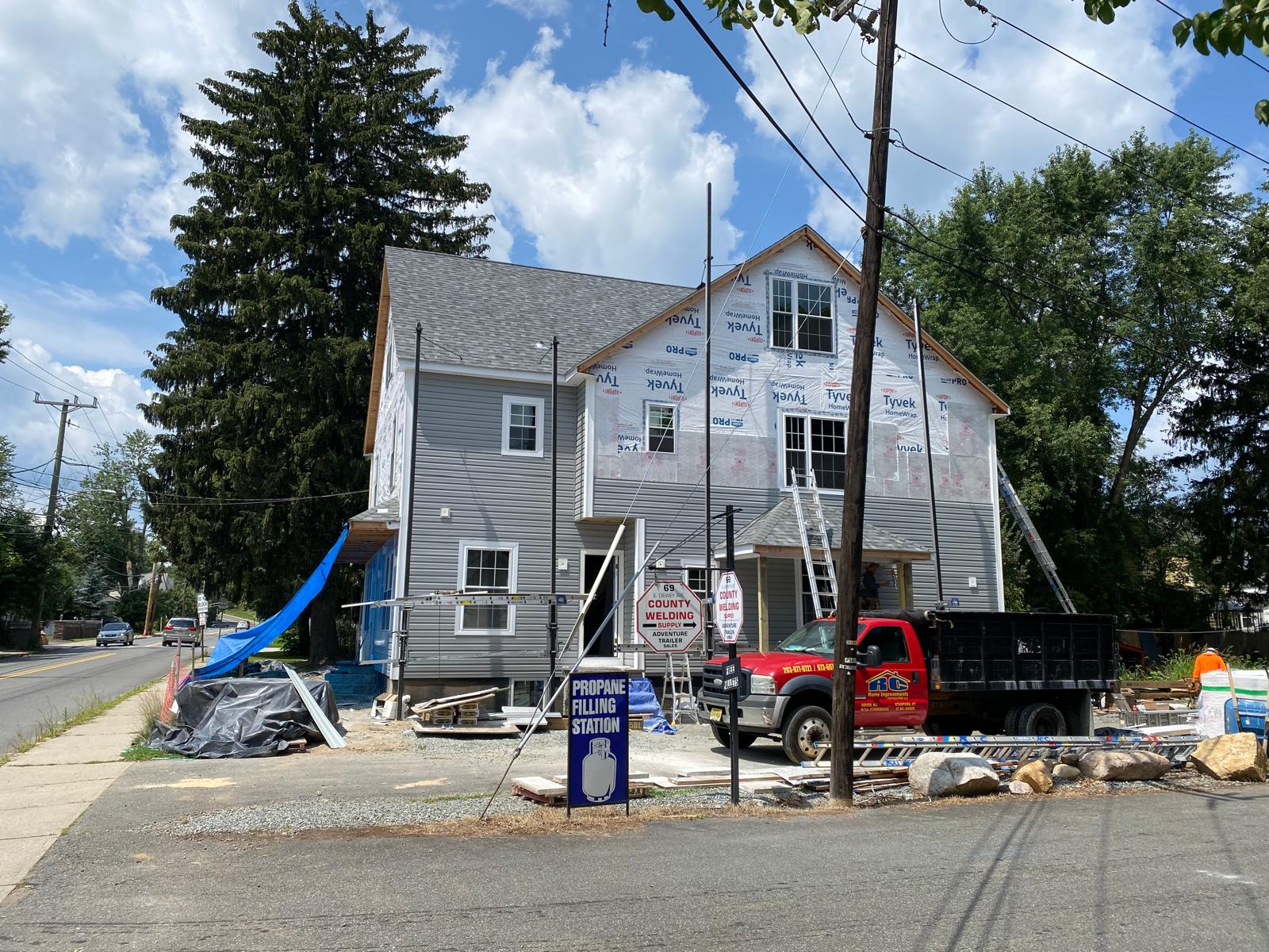 Siding installation